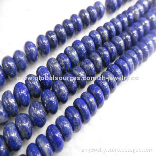 Gemstone Lapis Lazuli Rondel & Abacus Beads, Different Sizes 2-100mm/Shapes/Styles Can Be Made